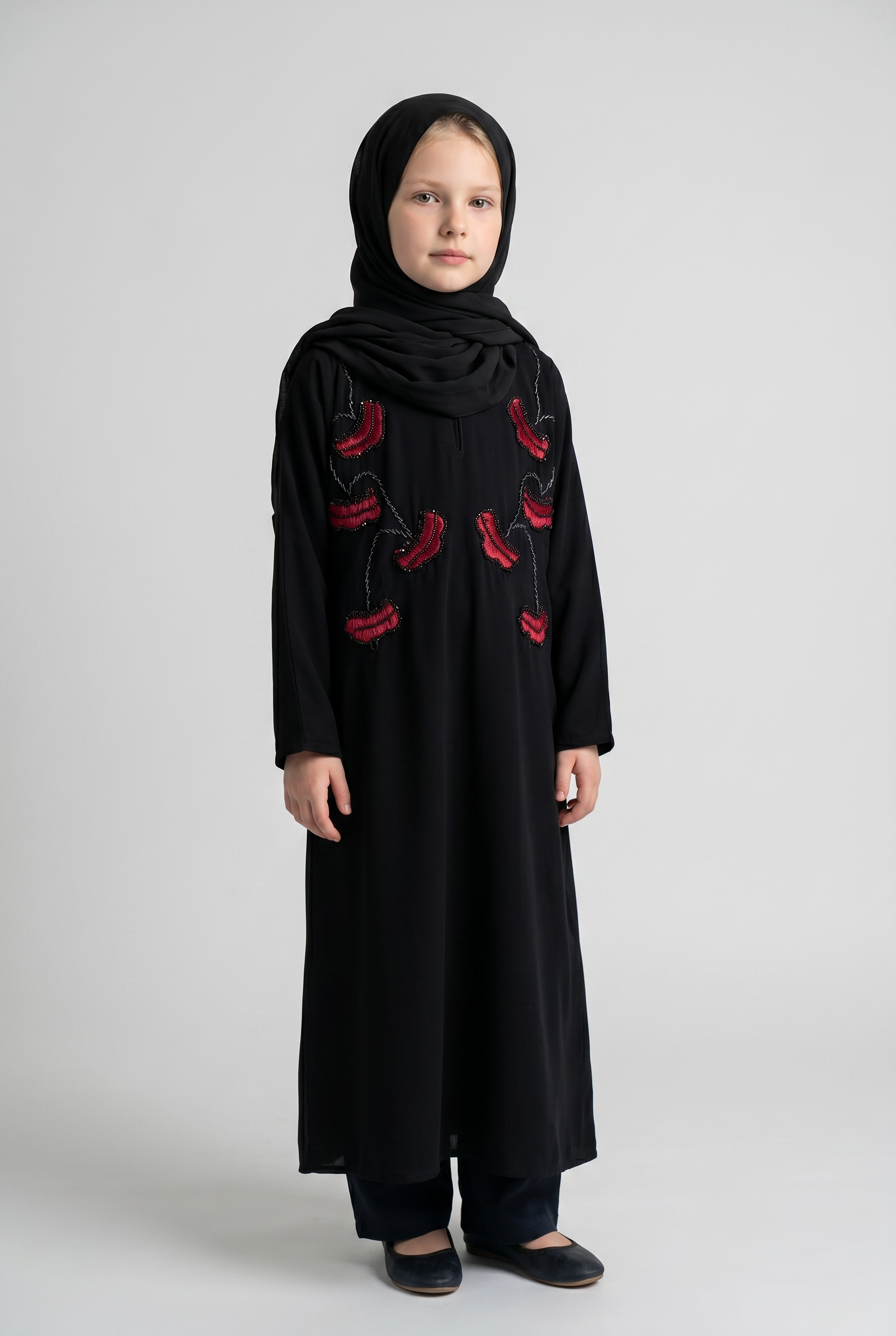 Little Blossom Embroidered Abaya