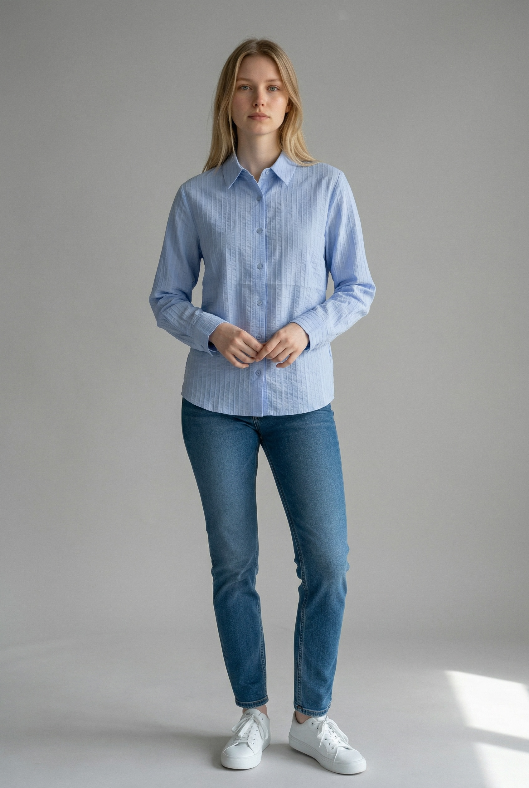 Classic Textured Linen Shirt