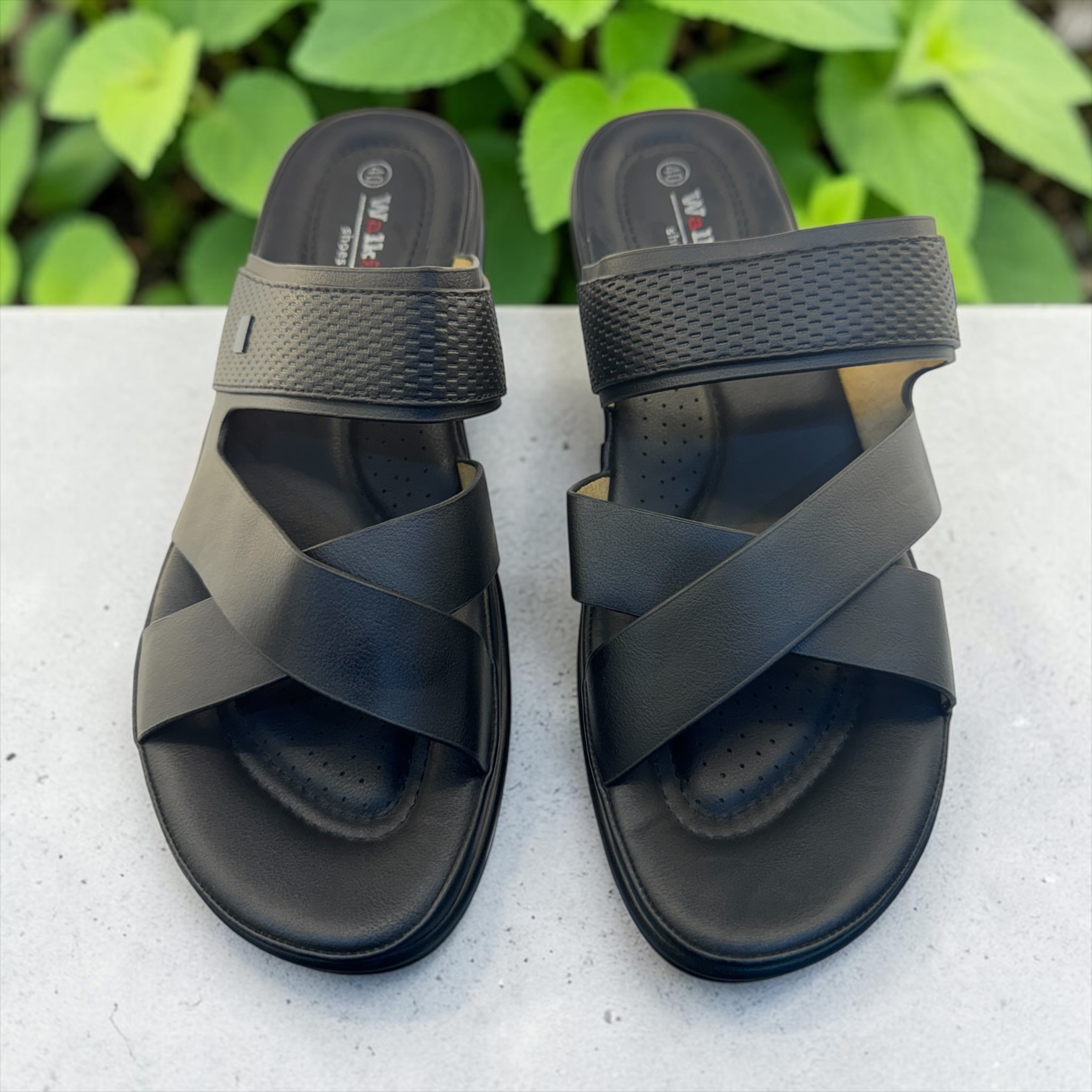 Multi-Strap Slide Sandals 