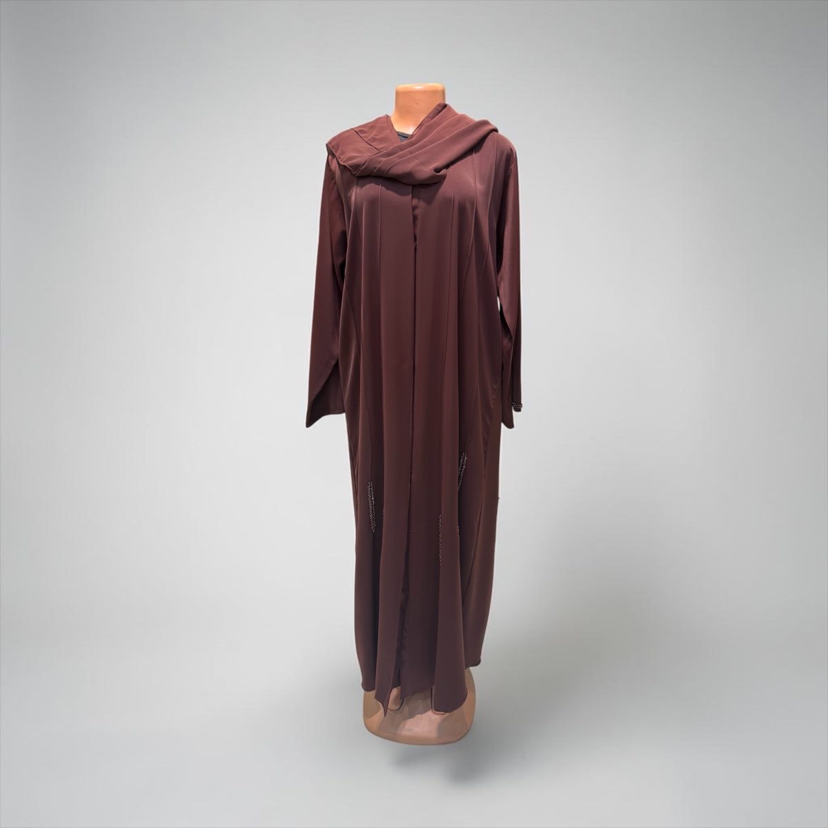 Modern Embellished Open Abaya